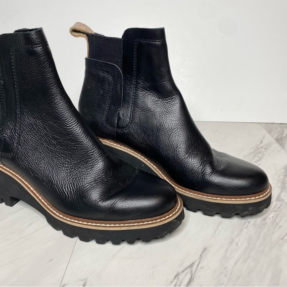 Dolce Vita Huey Black Leather Bootie 9 - Picture 11 of 16